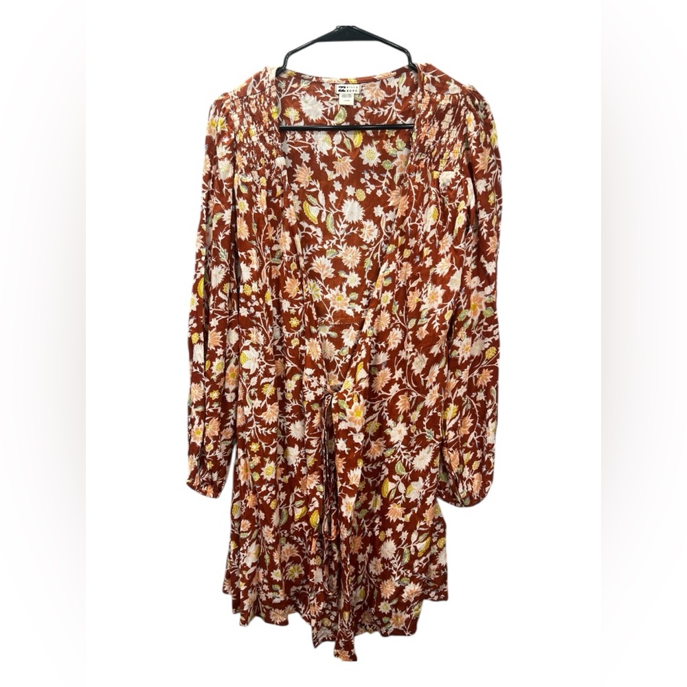 Billabong Spring Romance Mini Wrap Dress Size S - Picture 3 of 12